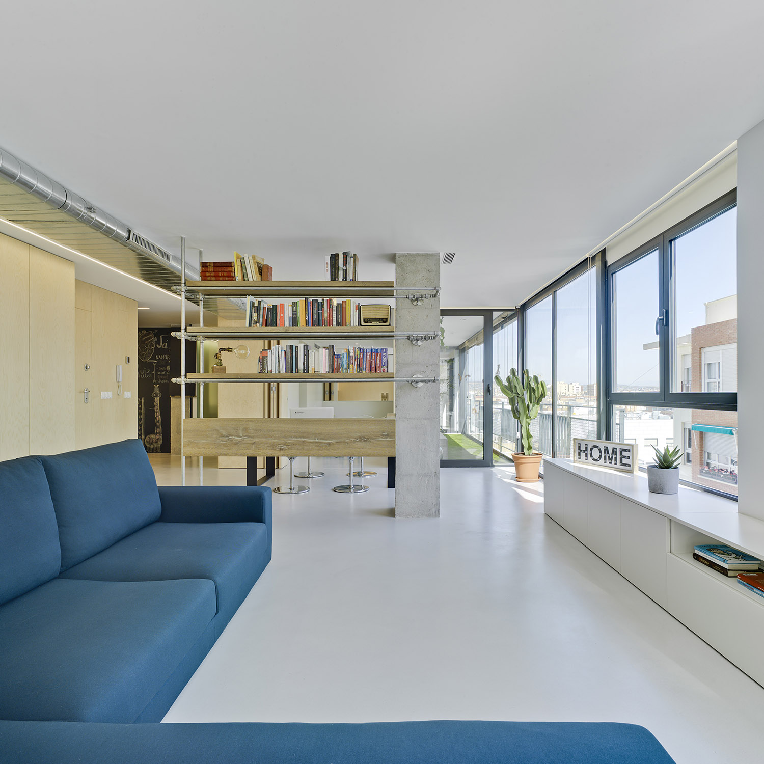 BELÉN FUENTES ARQUITECTA Fotografía de salón de estilo contemporáneo en reforma integral de vivienda