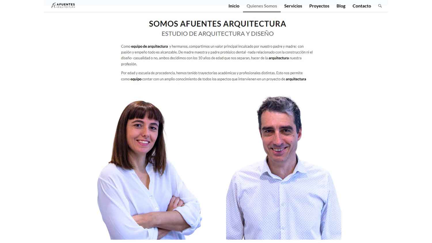 foto del equipo de AFuentes Arquitectura