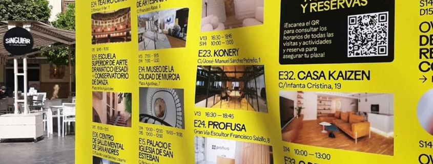 Cartel Open House Murcia